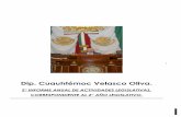 Dip. Cuauhtémoc Velasco Oliva. · 2014-09-22 · Comparecencia jefe delegacional Miguel Hidalgo. 108 ... (R ieSis) y se incorpore al Centro de Monitoreo de la Ciudad de México,