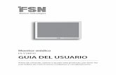 FS-Y1901D GUIA DEL USUARIOfsnmed.com/admin/upload/downloads/5bec98c39d8b5.pdf · que la designación de tensión del adaptador de CC corresponda con el suministro eléctrico local.