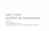 MEC 3330 DISEÑO DE MAQUINASdocentes.uto.edu.bo/mruizo/wp-content/uploads/MEC_3330... · 2019-03-08 · DISEÑO DE MAQUINAS Diseño por Manufactura DFM y Diseño por ensamblaje DFA