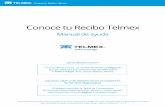Infografía Recibo Telmex · de tu historial de pagos y crédito. Para realizar aclaraciones sobre los cargos de tu Recibo Telmex, llama al: 800 123 2222 Para realizar aclaraciones