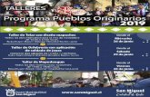 web.sanmiguel.clweb.sanmiguel.cl/Talleres_Pueblos_Originarios.pdfTaller de Telar con diseño mapuches Todos los días miércoles hasta el mes de noviembre de 15:00 a 1 7:00 horas.