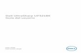 Dell UltraSharp UP3218K Guía del usuario · Salida de luminancia 400 cd/m² (típico en 1 punto céntrico) Relación de contraste 1300:1 (valor típico) Recubrimiento de la cubierta