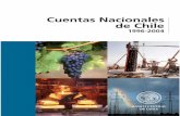 Cuentas Nacionales de Chile · cuentas de los sectores institucionales para el período 1996-2003. El capítulo segundo contiene las cuentas económicas integradas, las que incluyen