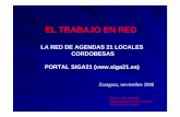 EL TRABAJO EN RED - Diputación de Zaragozaold.dpz.es/diputacion/areas/infraestructuras/...• Red de ciudades y pueblos sostenibles de Castilla - La Mancha ... contenidos en la Carta