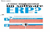 paso a paso ¿Cómo implementar ERP? un softwareaccionerp.com/Paso_a_Paso_55.pdf · en base a su perfil, funcionando con fórmulas para este propósito. implementación: en este período