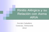 Rinitis Alérgica y su Relación con Asmaportal.neumopediatriacolombia.com/wp-content/uploads/2017/03/Ri… · reflejos bronquiales nasofaríngeos Absorción en las vías respiratorias