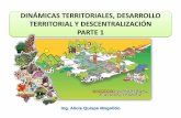 DINÁMICAS TERRITORIALES, DESARROLLO TERRITORIAL Y …propuestaciudadana.org.pe/wp-content/uploads/2017/05/... · 2017-05-09 · • Las dotaciones naturales y el grado de diversificación