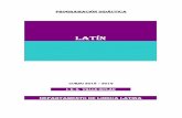 Programación didáctica Departamento de Latín. Curso 2018 …...Profesional e Innovacio ́n Educativa, pola que se ditan nstrucións para a im plantación, no curso académico 2016/17,