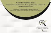 Cuenta Pública 2017 - asecoahuila.gob.mx Pública 2017 Informe de cumplimiento de su publicación a través de ... parcial o total, o con participación de entidades de gobierno.