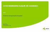 XXVII SEMINARIO DUQUE DE AHUMADA³n... · 12 . Sistema Aeroportuario Español. Desarrollo, administración y gestión de infraestructuras • Compañías aéreas • Agentes de handling