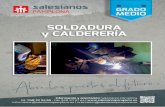 SOLDADURA Y CALDERERÍA - Salesianos Pamplonasalesianospamplona.es/.../wp-content/uploads/2019/02/soldadura.pdf · 3. Trazado, corte y conformado 190 6 1º 4. Soldadura en atmósfera