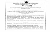 REPÚBLICA DE COLOMBIA · 2018-02-19 · REPÚBLICA DE COLOMBIA . MINISTERIO DE HACIENDA Y CREDITO PÚBLICO . DECRETO . NÚMERO'"13 21 . DE 2011 . f ( Por el cual se modifica y adiciona