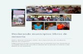 Declarando municipios libres de mineríaacafremin.org/images/documentos/Sistematizacion-de... · 2017-11-22 · Declarando municipios libres de minería Sabá y Bonito Oriental, Colón: