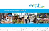 INFORME DE SOSTENIBILIDAD 2017 - esph-sa.comde programas que promueven actividades de protección y recuperación del bosque en las microcuencas que suministran de agua potable a los