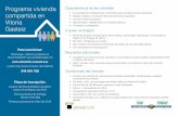 Programa vivienda Características de las viviendas compartida en · 2015-02-11 · • Contrato uso distinto de vivienda para vivienda compartida, individual para cualquier ocupante