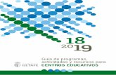 CENTROS EDUCATIVOS - Getafe · 2019-02-12 · AYUNTAMIENTO DE GETAFE Delegación de Educación 13 Guía de programas, actividades y recursos para CENTROS EDUCATIVOS Sara Hernández