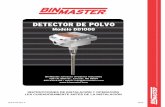 DETECTOR DE POLVO - BinMaster€¦ · mA es una salida aislada y puede trabajar con una resistencia máxima de bucle de 600 ohmios. Un cable trenzado de al menos 22 AWG se debe utilizar