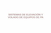SISTEMAS DE ELEVACIÓN Y VOLADO DE EQUIPOS DE PAcefire.edu.gva.es/.../content/0/pdf/...equipos_de_sonido_e_iluminacio… · Para elevar, volar y dejar suspendidos los sistemas de
