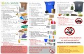 Pon Reciclables Pon gris - Cal-Wastecal-waste.com/wp-content/uploads/2019/12/CW-Acceptable-Isleton... · Pon Reciclables en su carrito azul. VIDRIO NO RECICLABLE • Ceramica, Vajilla