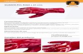 Guante pvc rojo 45 - admin.vicas.com.uy€¦ · Recomendado para trabajos en procesos industriales. Galvanoplastia, industria automotriz, cerámicas, alimenticia, extracción y transporte