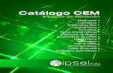 Catálogo CEM - ipsel.com.pe · • Detección de voltaje sin contacto • Luz de Linterna • Multímetro Digital • Construido con doble carcasa • CAT III 1000V • 200mA fusible