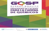 PROGRAMA GLOBAL DE CALIDAD Y NORMAS€¦ · requisitos internacionales, normas de calidad y de sostenibilidad a través de: Fortalecimiento de Instituciones públicas que son pilares