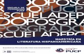 Presentación - Amazon S3€¦ · Narrativa Peruana Contemporánea (LIT644) 4 Créditos Seminario de Poesía Hispanoamericana Contemporánea (LIT636) 4 Créditos Seminario de Narrativa