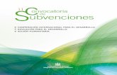 Convocatoria de Subvenciones para proyectos de COOPERACIÓN ...andaluciasolidaria.org/medias/File/Convocatorias_2011.pdf · en su caso), y la copia de la tarjeta del Código de Identificación