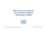 Marco para la evaluación de las políticas hídricas (SCAE ... · • Recursos de agua renovable • Agua extraída/consumida/devuelta por las actividades económicas (incluyendo