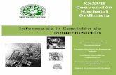 Comisión de Modernización Convención XXXVII - 130920122330 ...portal.strm.net/documentos/convencion37/Informe_modernizacion.pdf · Comisión de Modernización Comisión Nacional
