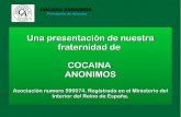 Una presentación de nuestra fraternidad de COCAINA ANONIMOScocainaanonimos.org/wp-content/uploads/2019/03/PRESENTACION_… · 12 Pasos y las 12 Tradiciones de Cocaína Anónimos