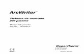 ArcWriter - Interempresas€¦ · Sistema de marcado por plasma Manual del operador 802523 – Revisión 6 Español / Spanish ArcWriter® ArcWriter Sistema de marcado por plasma Manual