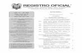 SUMARIO: Año IV - Nº 928€¦ · 4 – Lunes 23 de enero de 2017 Registro Oﬁ cial Nº 928 Acuerda: ARTÍCULO PRIMERO.- Autorizar el viaje al exterior de Héctor Rodríguez, Gerente