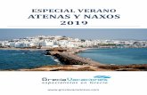 ESPECIAL VERANO ATENAS Y NAXOS 2019 · ESPECIAL VERANO: ATENAS Y NAXOS 2 DÍA 1 – LLEGADA A ATENAS Salida del vuelo desde Madrid a las 12.55hr con la compañía Aegean Airlines.
