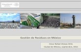 Gestión de Residuos en México DE … · Reciclaje en México, resultado de transacciones tradicionales de residuos con valor comercial evidente (vidrio, papel, cartón y metal)