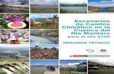 ESCENARIOS DE CAMBIO CLIMÁTICO EN€¦ · LA CUENCA DEL RÍO MANTARO 2.1 Ubicación y características geográﬁcas 10 2.1.1 Recurso hídrico 10 2.1.2 El río Shullcas 11 CAPÍTULO