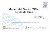 Mapeo del Sector TICs de Costa Rica€¦ · Principales debilidades que enfrenta el departamento (Ranking de factores dentro de 15 opciones) Departamento Carencia Alto costo Baja