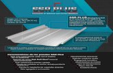 SSR PLUS (Standing Seam Roof) es un sistema de techo ...€¦ · KR-18 tradicional Aleación de acero High Built Steel especial para construcción Gran resistencia a marcas y golpes