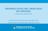 PERSPECTIVAS DEL MERCADO DE GIRASOL€¦ · PERSPECTIVAS DEL MERCADO DE GIRASOL AGUSTIN LARRALDE Jornada de Perspectivas Agrícolas 2017 Subsecretaría de Mercados Agropecuarios