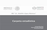 HR “Lic. Adolfo López Mateos” instalada.pdf · IV. Recursos Materiales. a. Capacidad física instalada, camas no censables *En promedio se instalan 60 camas para la atención