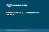 Memoria y Balance 2017 - Colegio de Martilleros y ...cmcpsi.org.ar/sites/default/files/2017-memoria-balance.pdf · Vicepresidente 2° (Florida) Luis Primero Domínguez Secretario