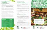 Comer alimentos locales, de temporada y ecológicos ...arainfo.org/wordpress/wp-content/uploads/2014/03/tríptico.pdf · lejos: hortalizas de Marruecos, garbanzos de México, vino