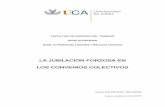 LA JUBILACIÓN FORZOSA EN LOS CONVENIOS COLECTIVOSrodin.uca.es/xmlui/bitstream/handle/10498/17547/TFG DEFINITIVO.pdf · Española (en adelante, CE)5, en cuyo artículo 35.1 se dispone
