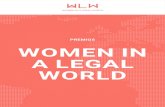 PREMIOS WOMEN IN A LEGAL WORLD · la Ley Integral contra la Violencia de Género. Distinciones honoríficas • Premio Pelayo para Juristas de Reconocido Prestigio (2006). • Premio