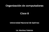 Organización de computadoras Clase 8 - unq.edu.ar · Ejercicio Hacer un programa que: Si el número que está en R0 es negativo, le sume 1, y si es positivo le reste 1