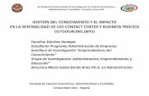 GESTIÓN DEL CONOCIMIENTO Y EL IMPACTO EN LA RENTABILIDAD DE LOS CONTACT CENTER … · 2017-09-22 · indicadores de rentabilidad y su impacto en la gestión del conocimiento. ...