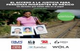EL ACCESO A LA JUSTICIA PARA PERSONAS MIGRANTES EN …fundar.org.mx/mexico/pdf/Accesoalajusticia2017.pdf · 2019-02-19 · |el acceso a la justicia para personas migrantes en mÉxico