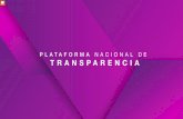 Rediseño de la Plataforma Nacional de Transparencia• Fomentar la transparencia y la rendición de cuentas. Página de Inicio El concepto de cada obligación de transparencia genera