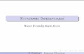 Ecuaciones Diferencialesmatematicas.unex.es/~ghierro/ed-2012-2013/ed-2012-13...Ecuaciones diferenciales La ecuaciones diferenciales son ecuaciones cuya inc ognita es una funci on y