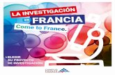 La investigación en Francia > Elegir su Proyecto de ...Las instituciones de educación superior tienen 3 000 laboratorios de investigación (mixtos o en nombre propio), enmarcados